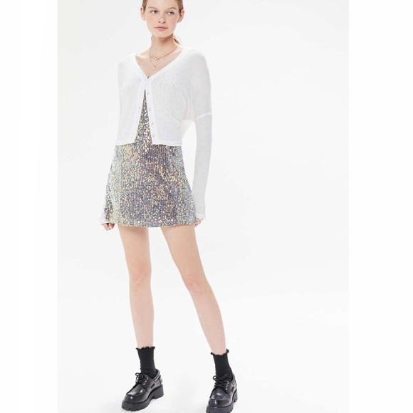 Urban Outfitters UO Kyle Sequin Mini Dress - Picture 4 of 13
